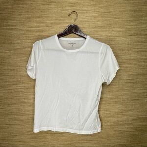 TWO Abercrombie Women’s White Sliming Tees - Size M